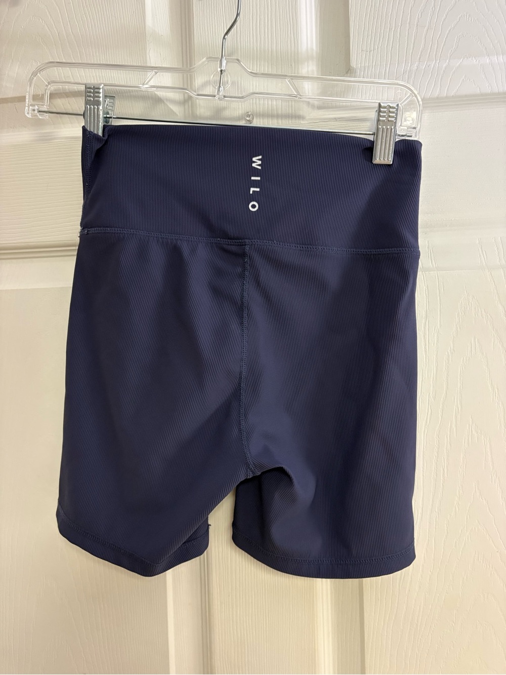 WILO Navy High-Waist Athletic Bike Shorts